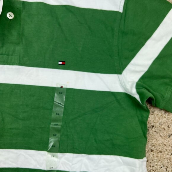 NWT Men's Tommy Hilfiger Short Sleeve Striped Classic Fit Polo Shirt Small - Picture 3 of 11